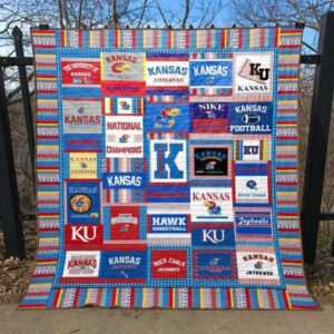 University Of Kansas Quilt Blanket Lv01  Quilt